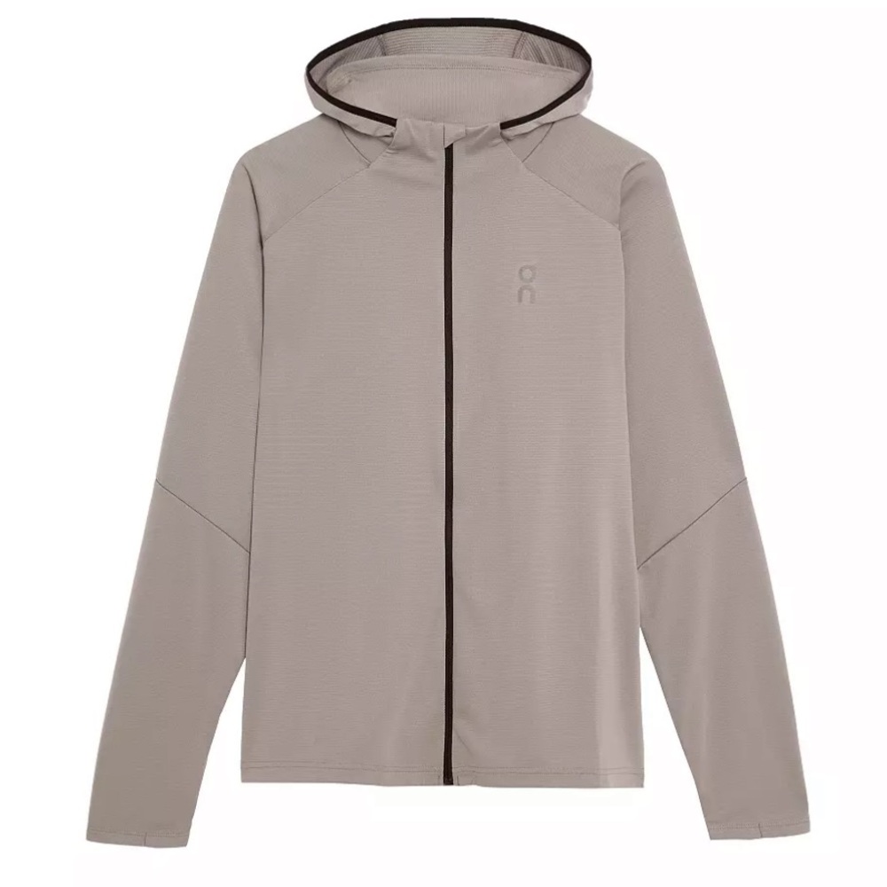 NWT! On Men's Climate Zip Hoodie Cinder XXL Tan Beige